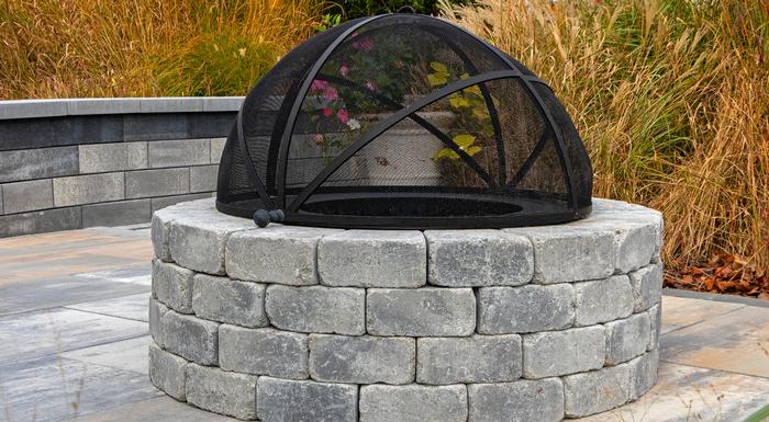 Unilock Sunset Round Fire Screen
