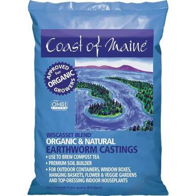 Coast of Maine Worm Castings 8qt