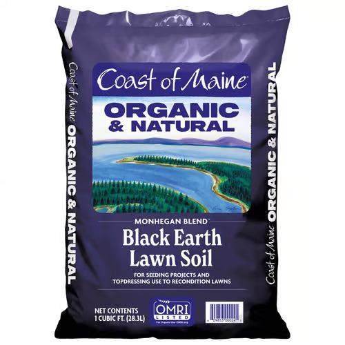 Coast of Maine Organic Black Lawn Soil 1.0 cu ft